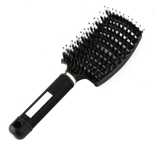 Hairbrush Anti Klit Brushy Haarborstel Detangler, Hair Brush Bristle Nylon Scalp Massage Teaser Hair Brush Comb