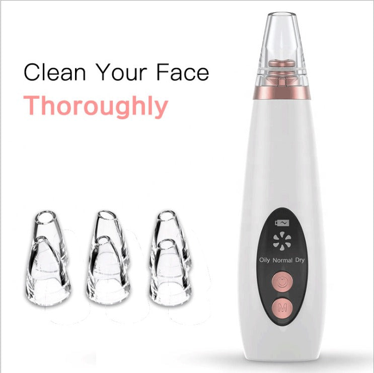 Facial pore cleaner, blackhead suction instrument