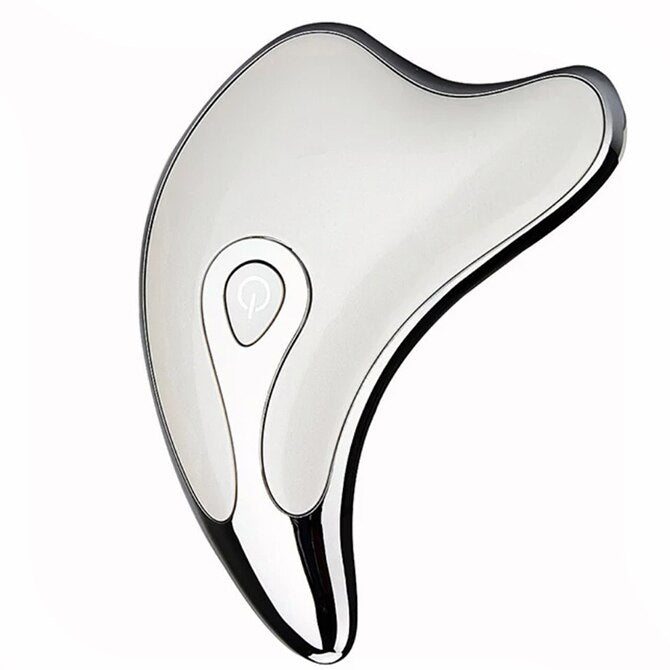 Gua Sha Scraper Facial Massager, Face Lifting Slimming LED Light Microcurrent Skin Rejuvenation Electric Body Gouache Massage