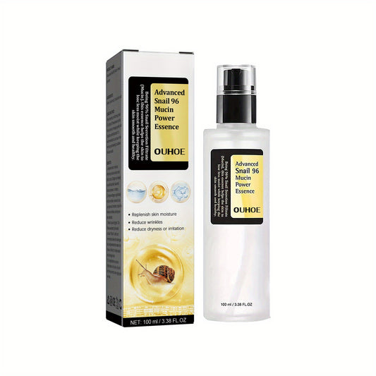 Snail Mucin Power Essence Moisturiser, Repairing Hyaluronic Acid Essence, Hydrating Serum For Dark Spots And Fine Lines