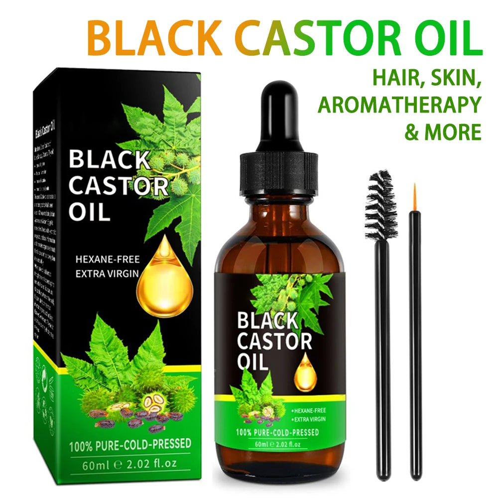 Black Castor Oil Hair Growth Massage Serum